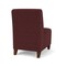 Lesro Siena Lounge Reception Armless Guest Chair, Walnut, RF Nebbiolo Upholstery SN1102 - alternate 3